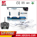 2016 sjy-fy560 zangão de controle remoto profissional de alta qualidade quadcopter toys zangão luz voando zangão com câmera de 2mp